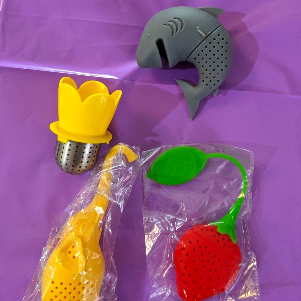 Lot of 4 loose leaf tea infusers ☕🍂